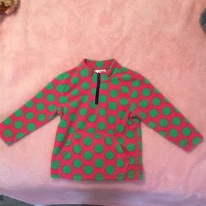 Hanna Andersson fleece pullover size 100